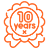 10 Year
Warranty